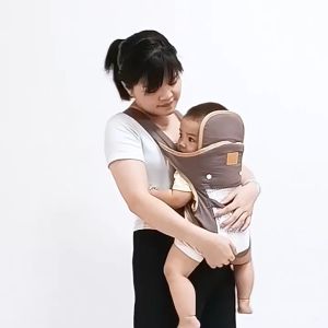 Địu Em Bé Sơ Sinh Có Đỡ Cổ Đa Năng Gọn Nhẹ Hàng Chất Lượng Cao Đai Địu Em Bé Đi Xe Máy