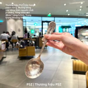 PINSHANGZUO | Muỗng Đa Năng Titanium Cao Cấp Dành cho Ngoài Trời & Trẻ Em