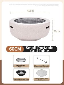 BEIANLANG | Indoor Outdoor Electric and Charcoal Heating Tea Set