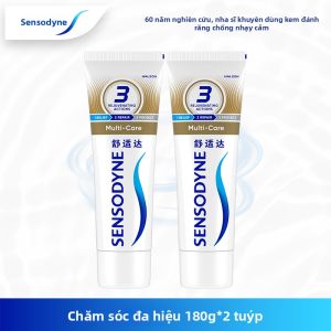 Kem Đánh Răng Trắng Sáng Chống Nhạy Cảm Chăm Sóc Nướu Có Fluoride Làm Mát Miệng 180g