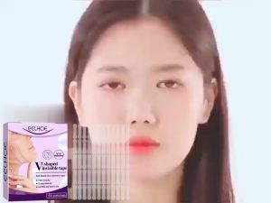 Eelhoe Face Lift Patch V-Shaped Face Silicone Breathable Invisible Sticker Cheek Double Chin Neck Anti-wrinkle Sticker Frown Line Flabby Skin Fast Lift Refill Tapes Makeup Patch Adhesive(60pcs/box)