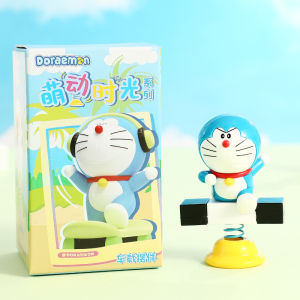 Doraemon ของตกแต่งโต๊ะทำงาน เครื่องเล่นตุ๊กตาหุ่นยนต์ ของเล่นแบบบล็อกตาบล็อก ของขวัญสร้างสรรค์สำหรับเด็ก ดีไซน์การ์ตูน ดีไซน์การ์ตูนญี่ปุ่น