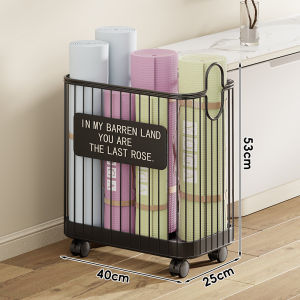 QINQI | Sports Equipment Storage Rack for Yoga Mat Ball Foam Roller Badminton Racket