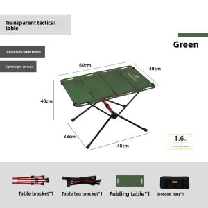 Mountainhiker | Portable Folding Camping Table with Cup Holders & PC Board Lightweight Outdoor Picnic Table for Hiking Travel Beach