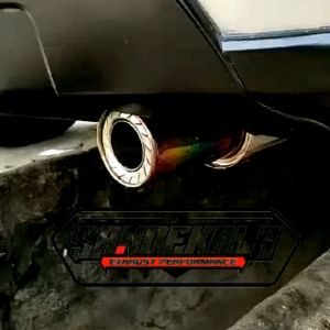 KNALPOT RACING MOBIL HKS sedet pelangi gronel suara ngebas Alus