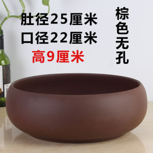 Extra Large Flower Pot Ceramic Clearance Price Purple Sand Epipremnum Aureum Hydrocotyle Succulent Bonsai Narcissus Pot Large Diameter Free Shipping
