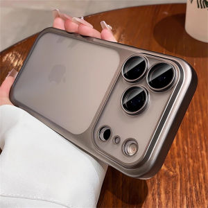 New Transparent Original Phone Case For iPhone 17 16 15 14 13 12 11 Pro Max Matte Air Frosted Shockproof Bumper ProtectiveCover