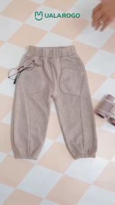 UALAROGO Quần dài nỉ nhung thu đông dày vừa cho bé trai (2-5Y) (UR3665 - UR3649)