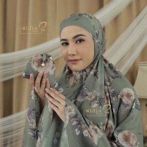 Mukenah Traveling Mini Motif Kekinian Free Tas/Mukenah Dewasa Viral/Mukenah Travel Parasut Korea Motif Adem