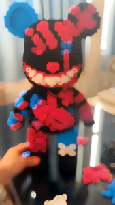 36-52cm Colorful Bear Brick Series Building Blocks Toys Gift Decoration [Connection Block]