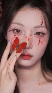 【COD】 Softlens PARIS-ROSE/ROME-VIOLET Seri  1 Sepasang Normal Red Lensa Kontak Warna Contact Lens Softlen Soflen Make Up Eyes/Yearly Use