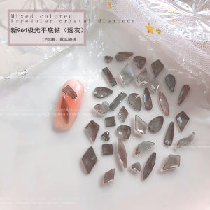 Champagne Drill Flat Bottom Nail Art Aurora Shaped Diamond Ultra Sparkling Miniature Moon Waterdrop Star Jewelry Nail Decorations