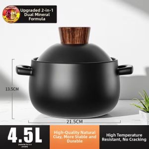 Anti-Explosion High Temperature Resistant Clay Pot