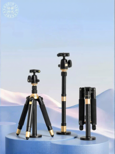QINGZHUANGSHIDAI | Chân Đế Tripod Nhỏ Gọn cho Máy Quay Hành Động và Điện Thoại Thông Minh