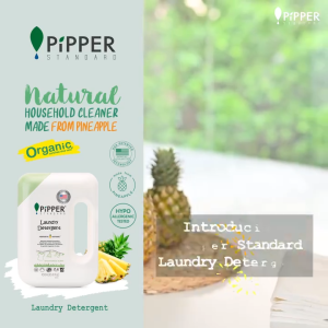 [Carton Deal] Pipper Standard Laundry Detergent Eucalyptus Bottle 900ml (Bundle of 6)