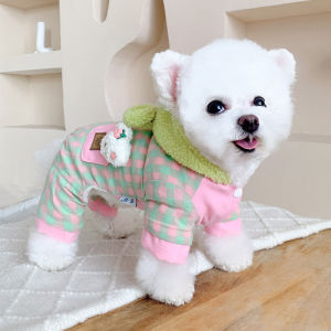 Fall Winter Four-Legged Dog Clothes Pet Small Dogs Teddy Bichon Schnauzer Pomeranian Winter Clothing for Little Dogs
