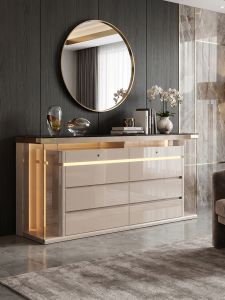 Luxury Italian Minimalist Hallway Buffet Cabinet