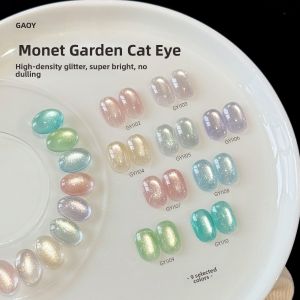 GAOY | Monet Garden Series Cat Eye Nail Gel Flash Crystal Whitening