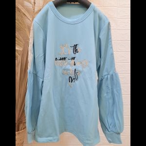 ATASAN WANITA LENGAN PANJANG PUFF HAND TANGAN BALON BAHAN BABYTERRY