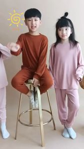 Kazel Sapporo Pajama 0-9 Tahun Setelan Piyama Panjang Anak Rib