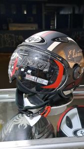 Helm KYT ELSICO Seri 4 Black Doff Cream: Pilihan Terbaik untuk Pengendara Motor
