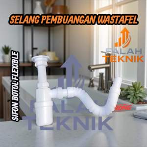 Sifon Botol Fleksibel PVC LUPEX E31APE Selang Pembuangan Wastafel Flexible Tarik Afur BOTTLE TRAP
