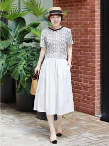 100% Cotton round Neck Short Sleeve Commute T-Shirt Womens Casual Versatile Summer Fashion Top Korean Style Thin Fabric