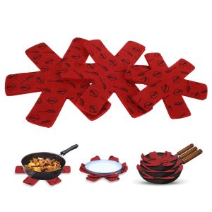 15Pcs Pot Pan Separator Dividers Pad Non Slip Scratch Proof Kitchen Cookware Protector Tools