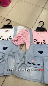 KID GIRL CASUAL DRESS GOOD QUALITY/BAJU DRESS ANAK/DRESS KANAK-KANAK/PRINCESS DRESS COTTON READY STOCK