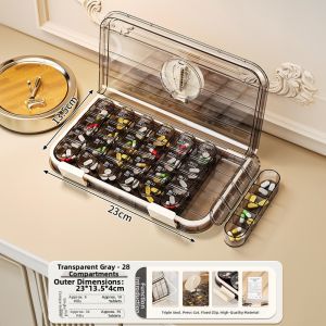 WENKEXIN | Weekly Portable Pill Organizer 7 Days