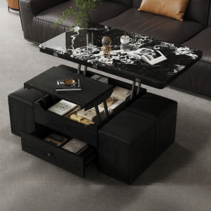 OLEPA | Multi-function Creative Lifting Folding Moveable Easy-install Table Tea Table/Dining Table