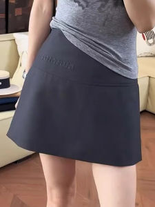 Shalldoer | High Waist Pure Color Half Skirt For Women Summer New Style Ageless Elegance Commuting Fashionable Short Skirt Casual Breathable