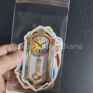 Stiker Kertas Gambar Jam Dinding & Desain Unik