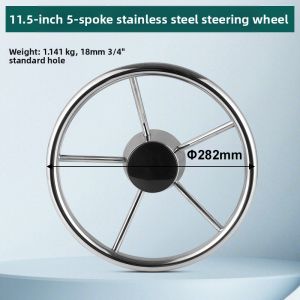 lamz | Stainless Steel & Foam Steering Wheel Hydraulic Steering System