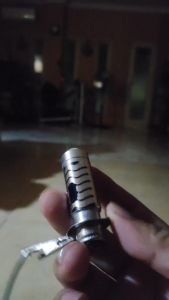 Lampu utama Led H6 laser jauh dekat putihkuning plus senja biru