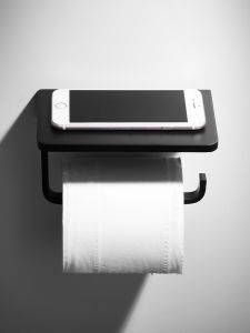 Giá Treo Giấy Vệ Sinh Phòng Tắm Mới 2025 Giá Đỡ Giấy Vệ Sinh Màu Đen Giá Đỡ Khăn Giấy Treo Tường Không Cần Khoan