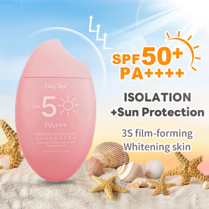 SPF 50 Body Sunscreen Light Thin Refreshing Sunscreen Protector Solar Sun Protection Cream Solar Blocker For Korean Women Face