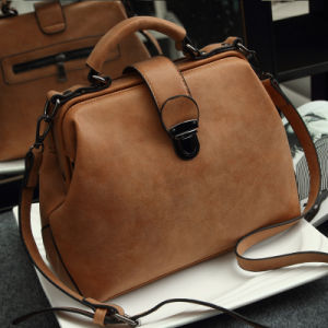 Simplified Design PU Leather Shoulder Bag Womens Crossbody Bag Spring Summer New Style Frosted Skin Doctor Bag Handbag