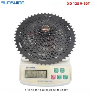 Bộ Líp Xe Đạp SUNSHINE 12 Tốc Độ 9T-50T Màu Đen Tương Thích Với Líp SRAM XD Freehub GX EAGLE XX1 X01