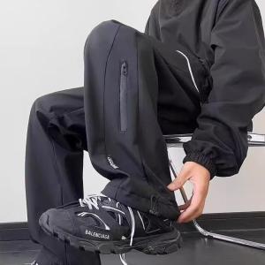 Functional Quick-Drying Tactical Pants Mens Fall and Winter New Arrival American Style Trend Outdoor Plus Fluff Thickened Loose Straight Casual Pants