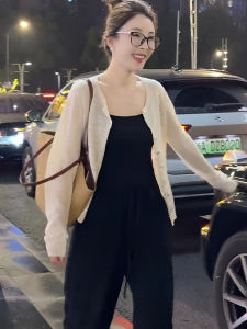 Thin Type Sunscreen Cardigan Outer Wear Smock Top Female 2024 New Arrival Summer Loose-Fitting V-neck Long Sleeves Ice Silk Sweater