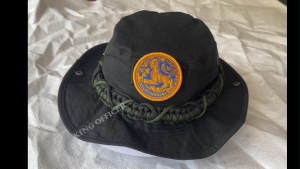 หมวกปีก กรมการปกครอง ปีกสั้น ถักเชือก พาราคอร์ด Paracord ติดอาร์ม กรมปกครอง