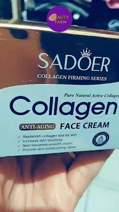 Sadoer Collagen Face Cream Melasma Cream Whitening Moisturizing Anti 