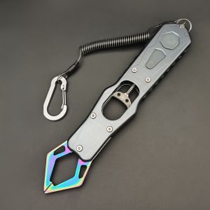 Aluminum Alloy Glow-in-the-dark Fishing Gear Pliers Set Multi-functional Hook Remover Wire Cutter Lead Binding Hook Puller Fishing Pliers