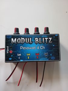 MODUL kedip 4CHANEL 12/24VOLT kendaraan mobil