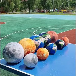 OXO New Eight Planets Pillow Solar System Earth Moon Mars Plush Toy Planet Pillow Decoration Gift