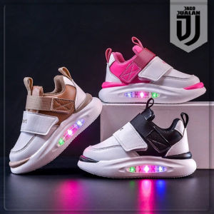 Sepatu Sneakers SPORT Lampu LED Anak usia 1-6 tahun
