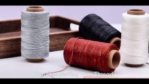 Dây Chỉ Polyester Sáp 220m 1mm Chỉ May Chắc Chắn Dùng Cho Thủ Công Đóng Sách Dây Da