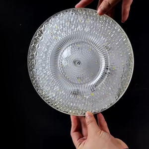 YOWXII Ultra bright LED crystal flying saucer e27 large screw mouth high brightness energy-saving light bulb for home bedroom living room white light eye protection