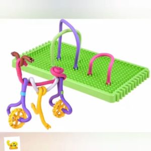 TAIYO Mainan Anak Impor Rainbow Twist Rod Edukasi Kreatif DIY